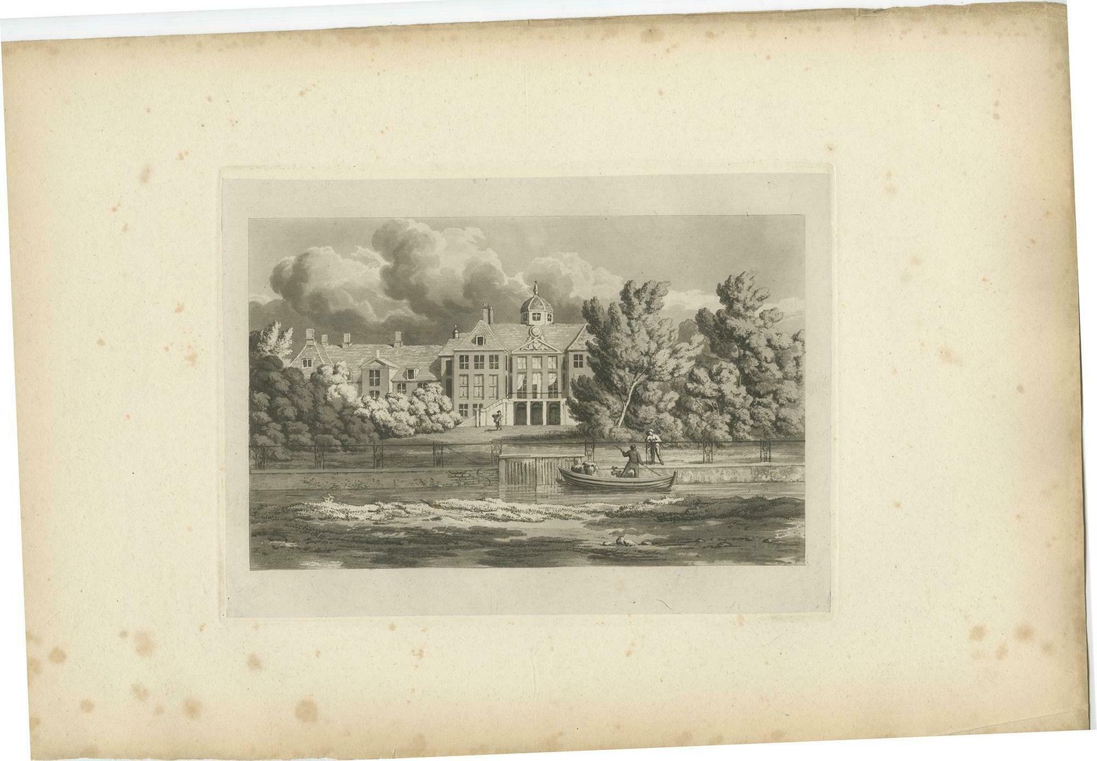 Set Of 4 Antique Prints Of Flanders And Holland 'Circa 1820'