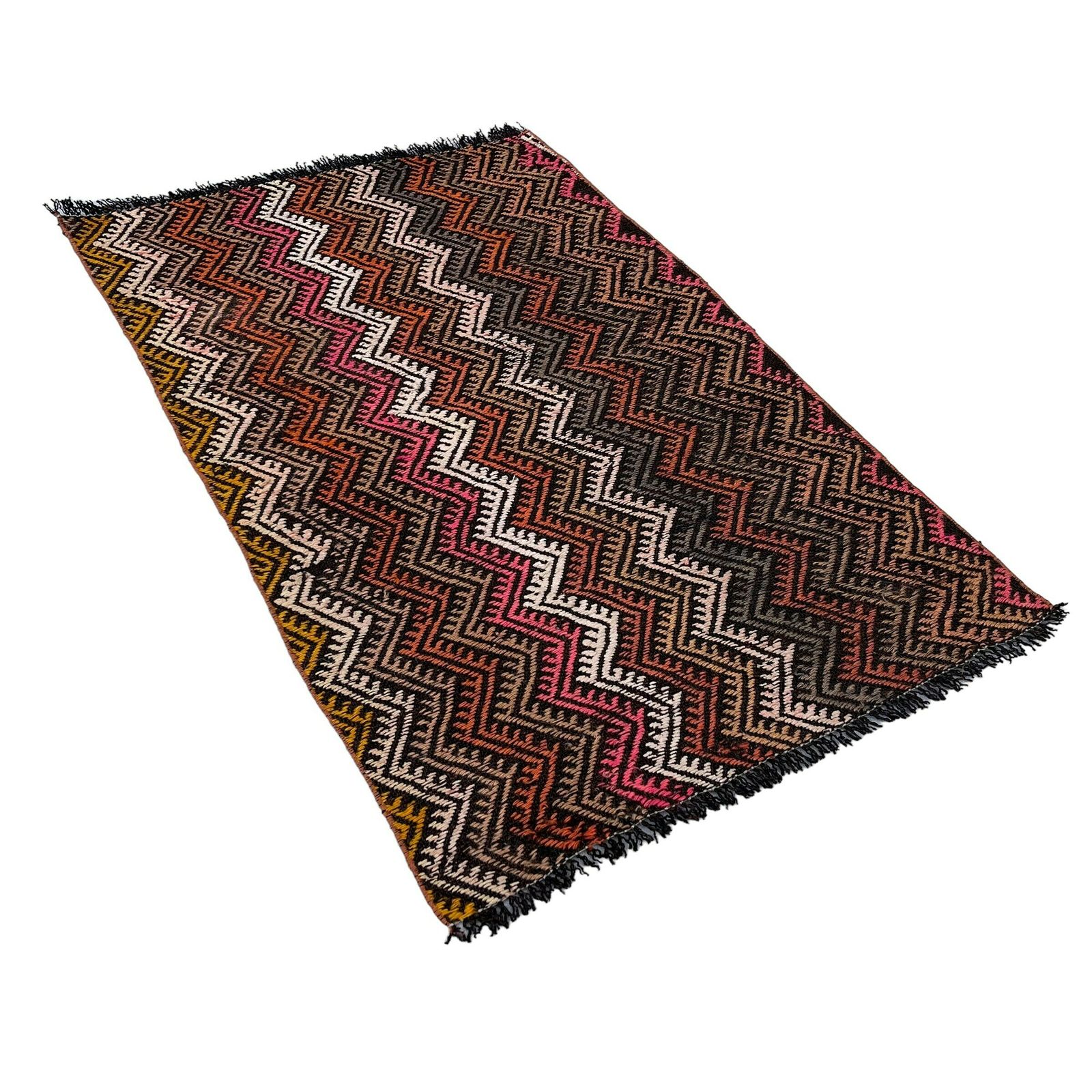 Traditional Turkish Mini Kilim Rug ,Vintage Anatolian Turkish Kelim photo furniture
