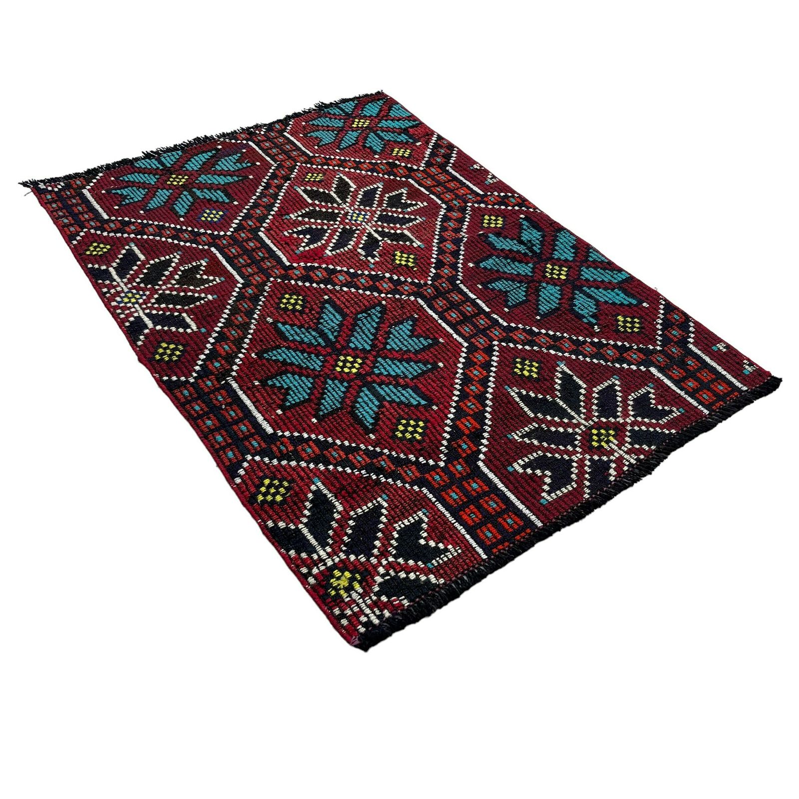Traditional Turkish Mini Kilim Rug ,Vintage Anatolian Turkish Kelim photo furniture
