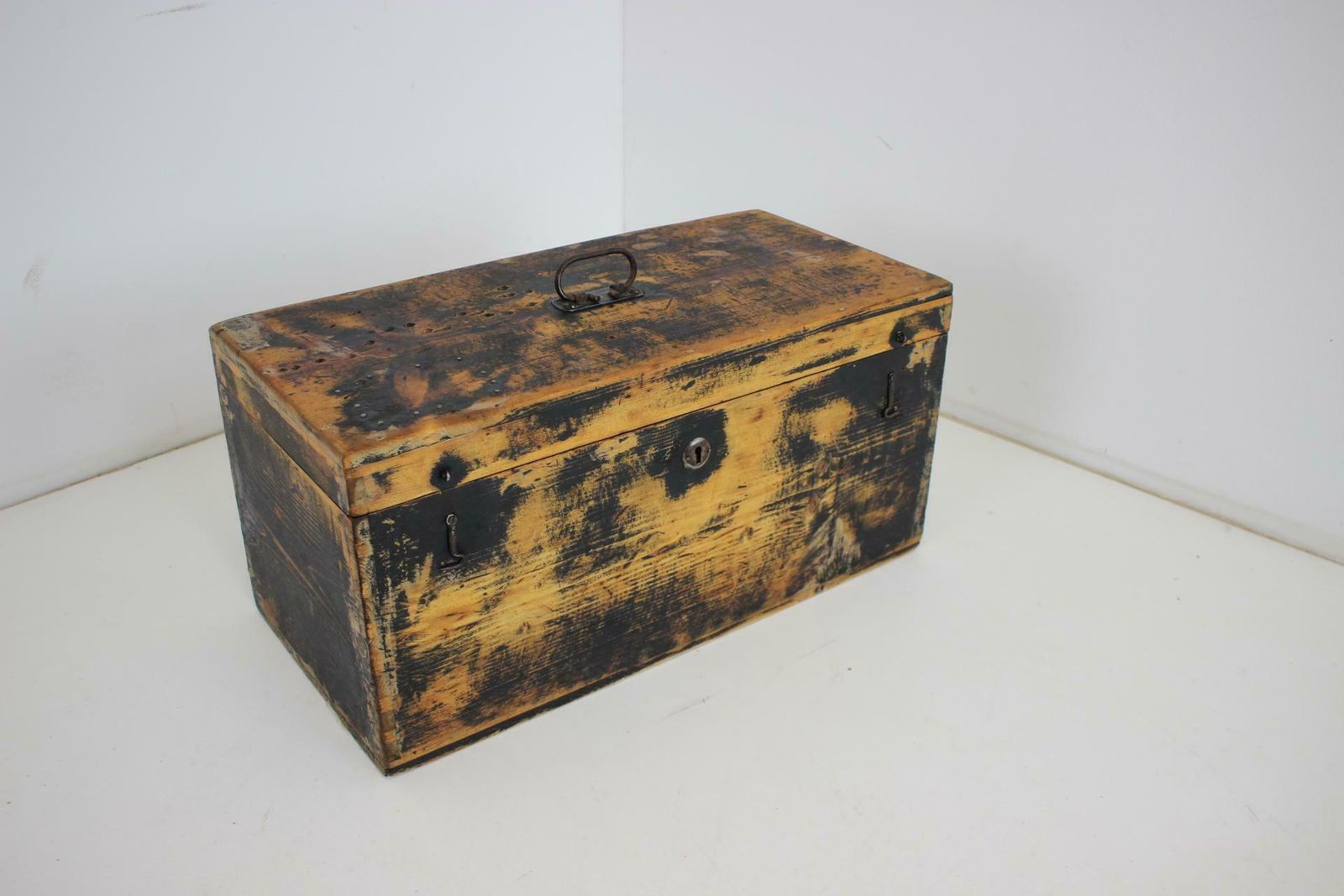 1950s Military Suitcase With Name, Czechoslovakia photo furniture