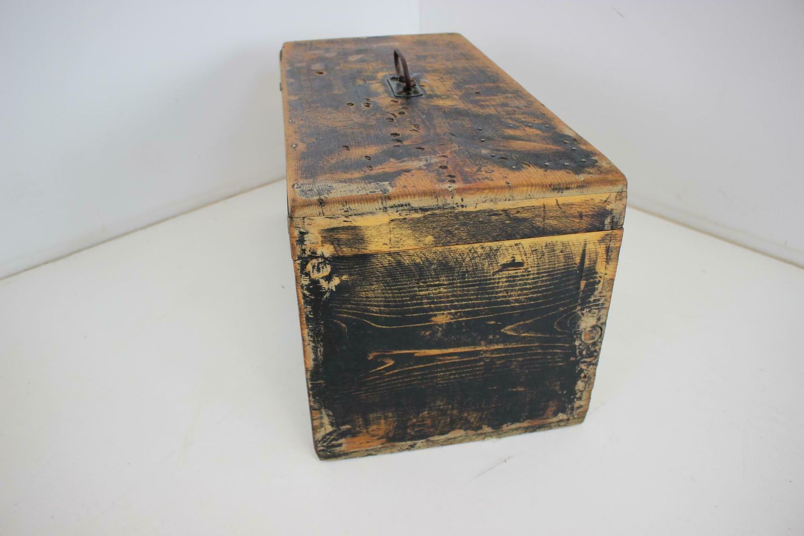 492.0 1950s Military Suitcase With Name, Czechoslovakia photo