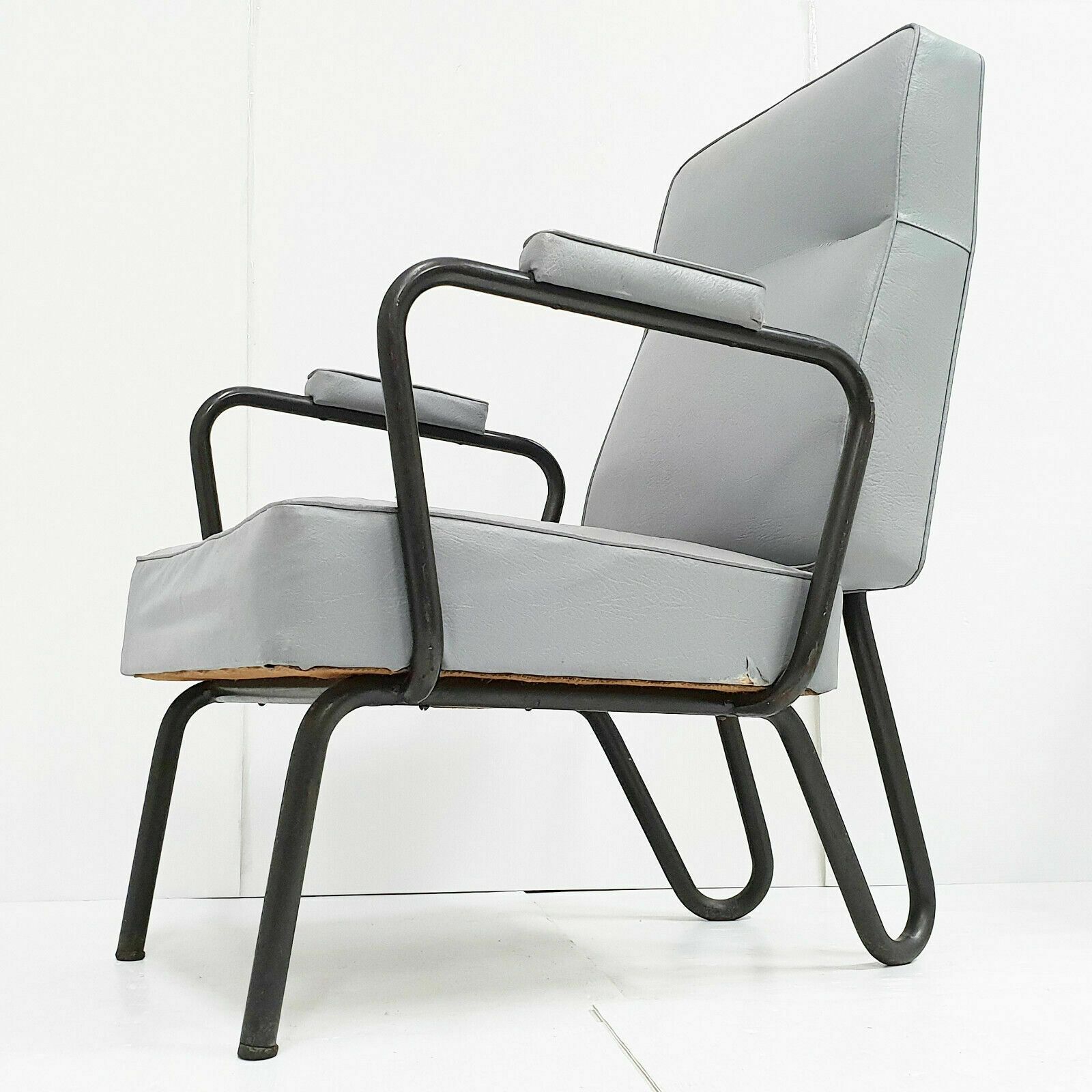 Fauteuil Vintage 1950 De Jacques Hitier Pour Tubauto 50s 1950s Rockabilly photo furniture