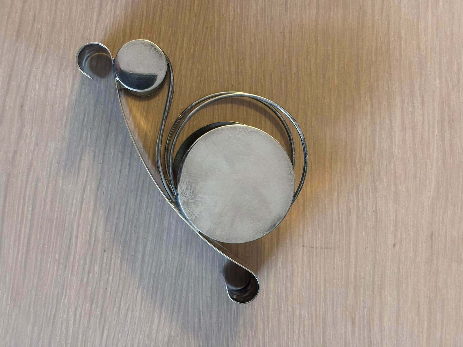 photo for sale Art Deco Letter Holder Silver Plated Wmf Germany Napkin Mail Rare Desk Ornament Wedding Gift Decor Table Decor 1930s
