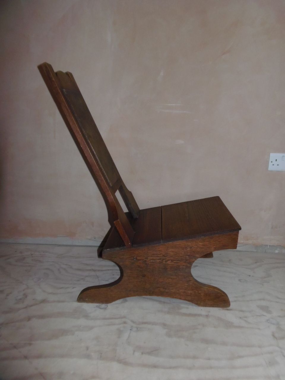Arts And Crafts Oak Chair, 1900s