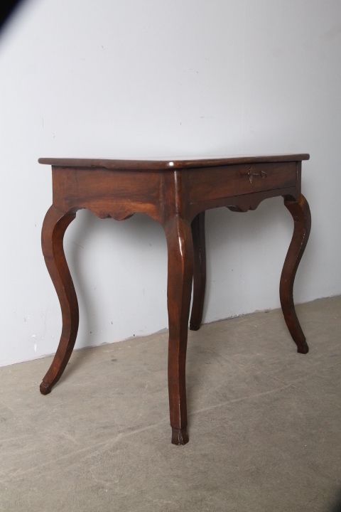 Antique Louis XV Writing Table Mid 18th Century Emilia Walnut Rest photo Furniture