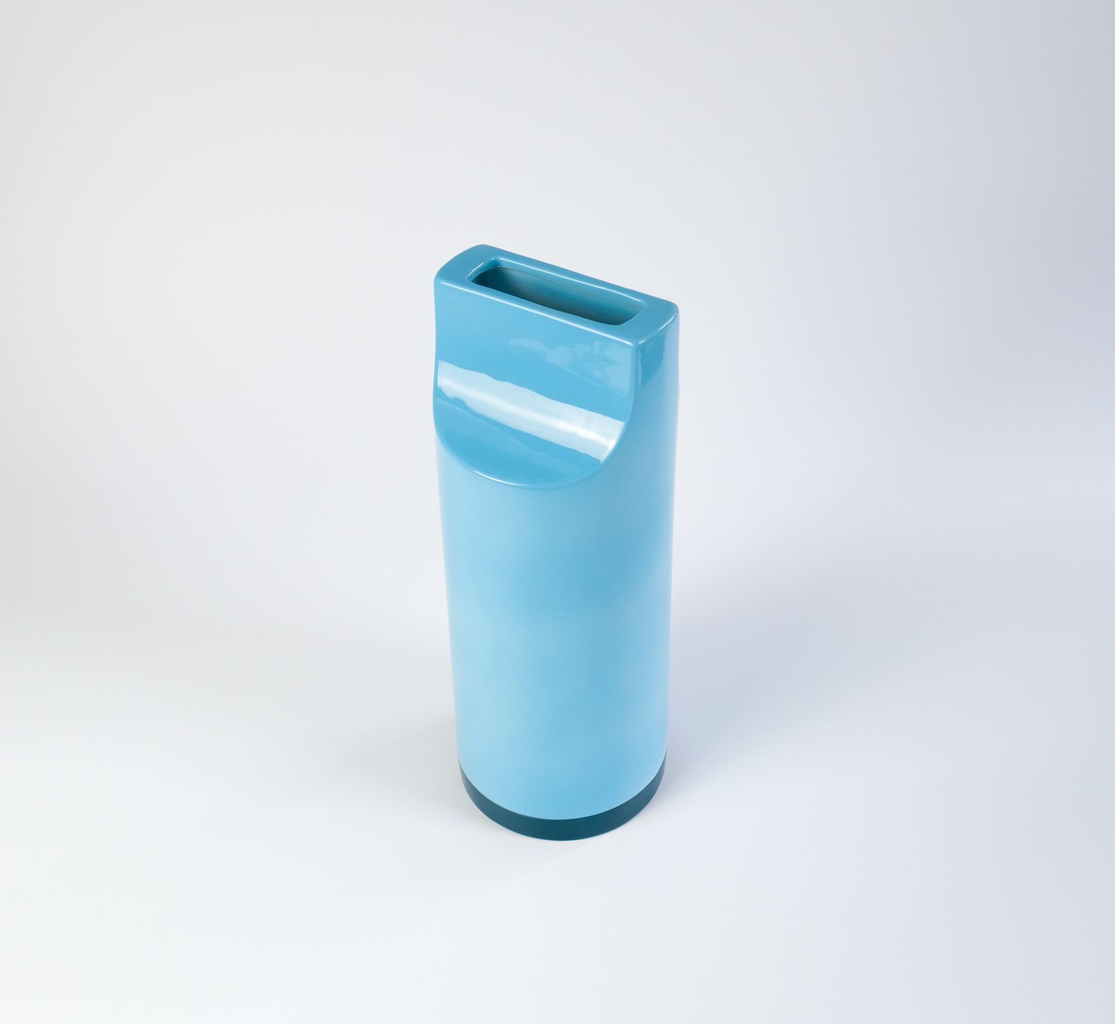 Postmodern Ettore Sottsass Model 592 "Fischietto" Vase For Habitat, 2000 photo for sale