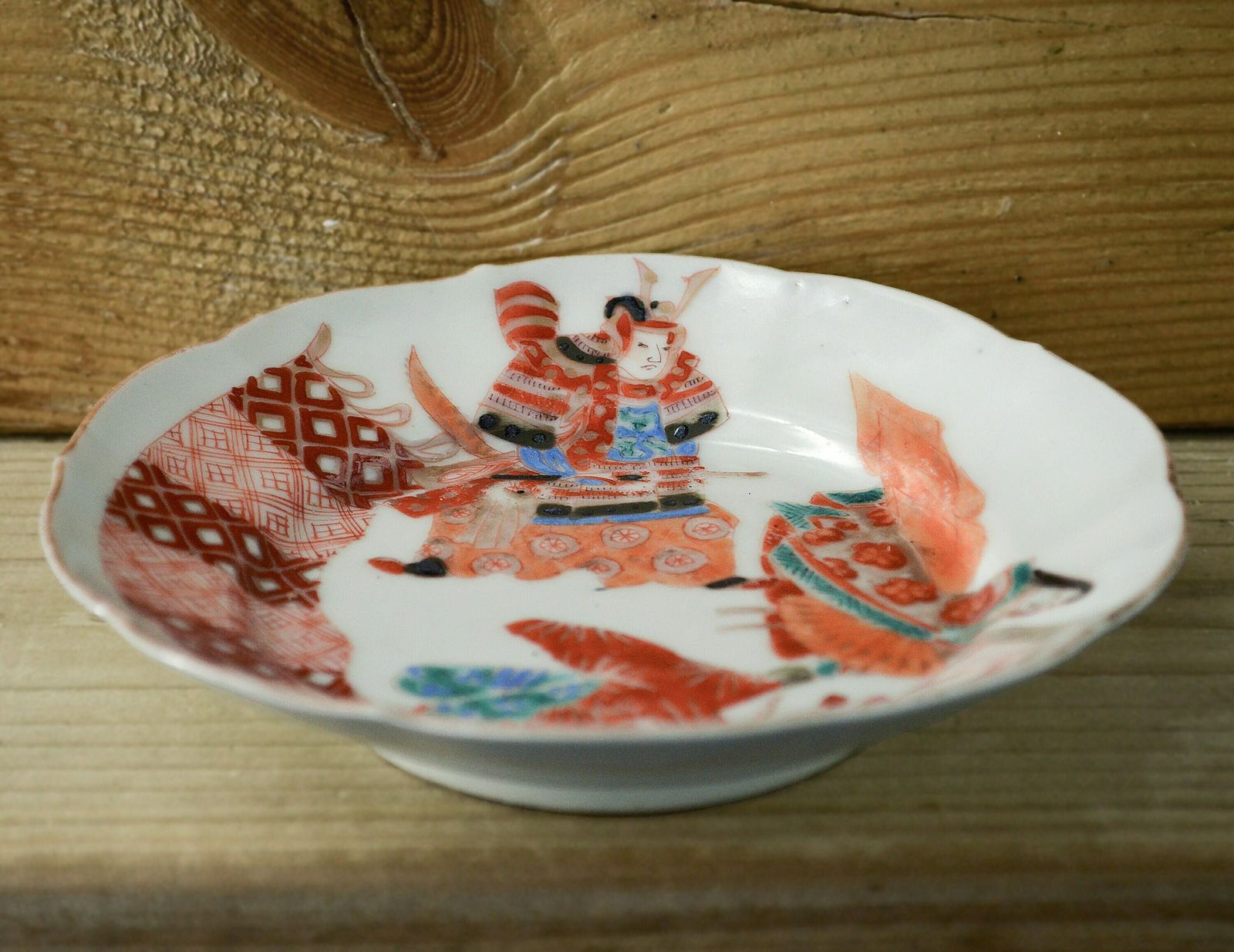 Japanese 19th Century Fukagawa Porcelain Saucer | Japanese Ceramics photo Home Decor