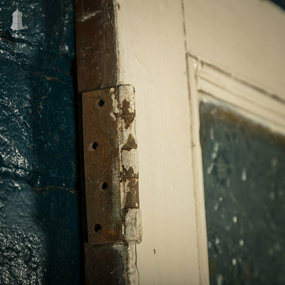 Half Glazed Door, 3 Panel With Floral Textured Glass photo buy