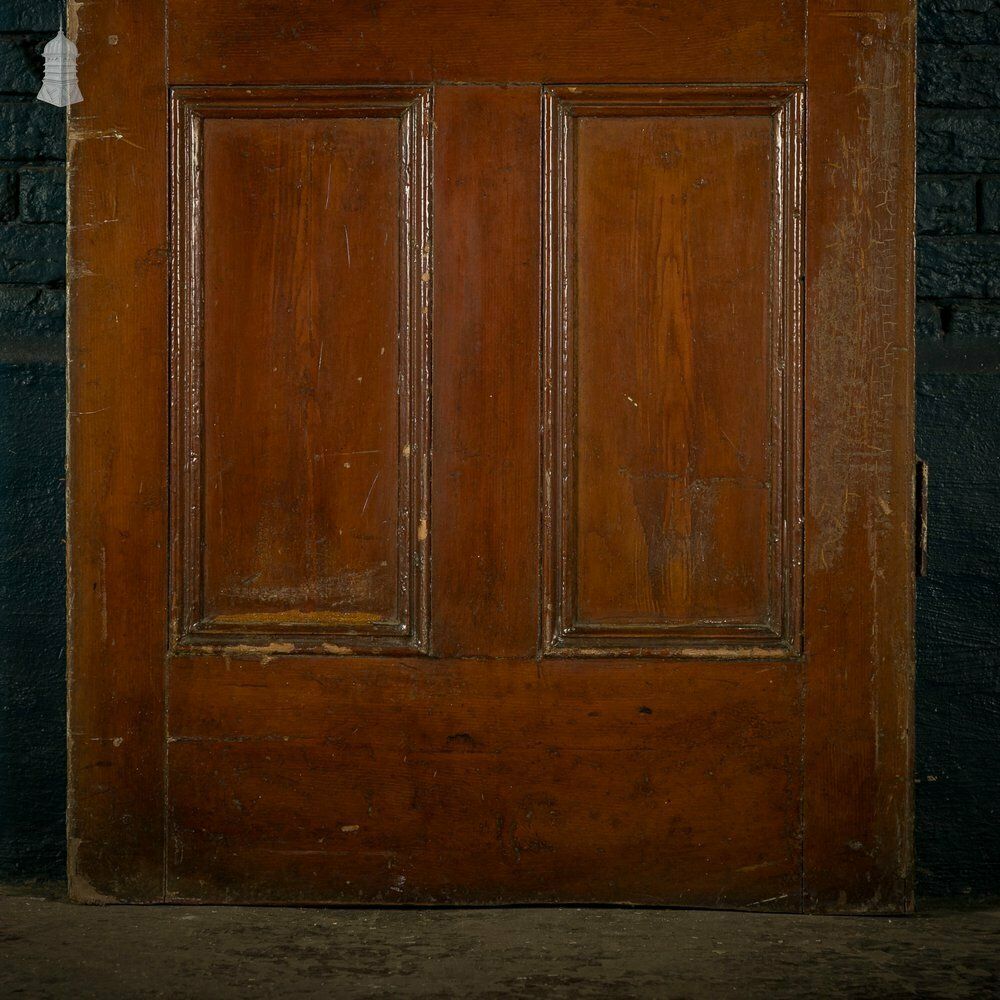 photo vinterior Half Glazed Door, 3 Panel With Floral Textured Glass