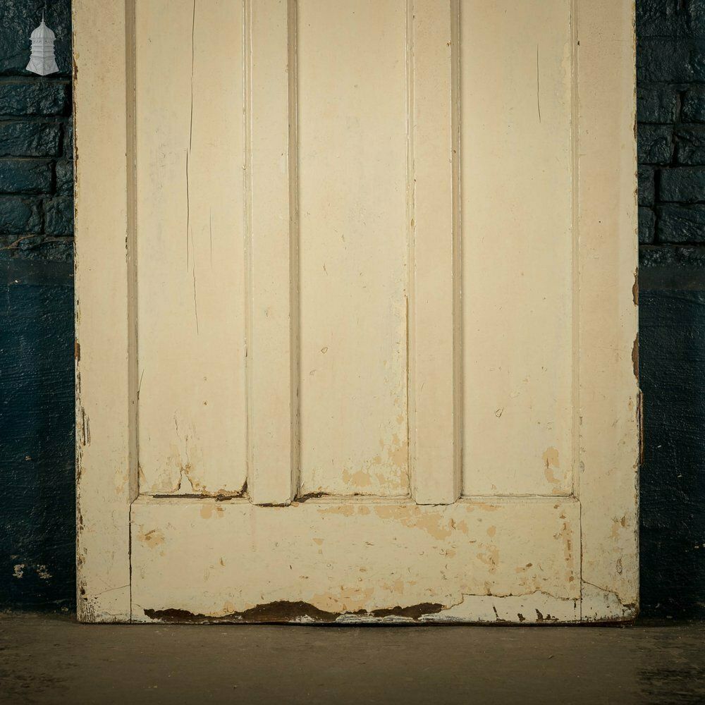 Pine Panelled Door, Moulded 4 Panel White Painted Door photo buy