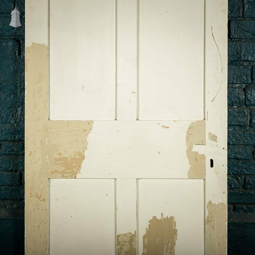 Pine Panelled Door, 4 Panel White Painted photo furniture