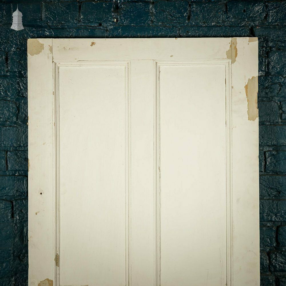 photo furniture Pine Panelled Door, 4 Panel White Painted