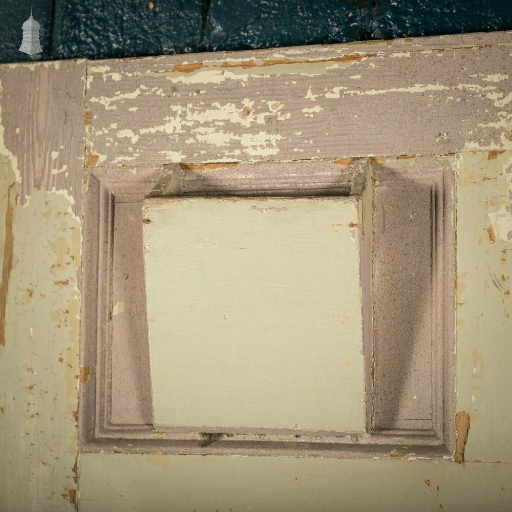 Pine Panelled Door, Moulded 6 Panel With Distressed Paint Finish photo buy