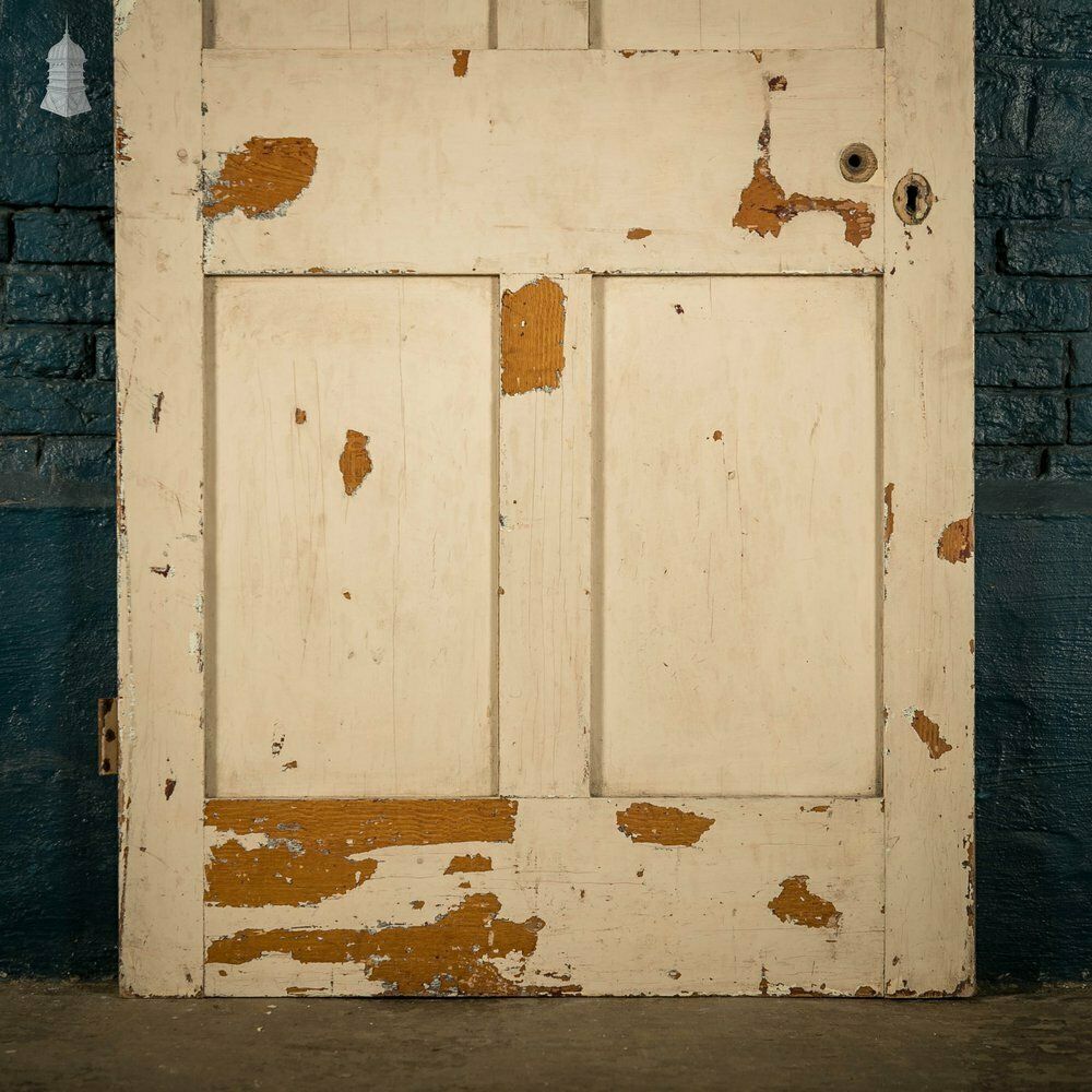 Glazed Pine Door, Distressed Paint Finish photo Home Fixtures