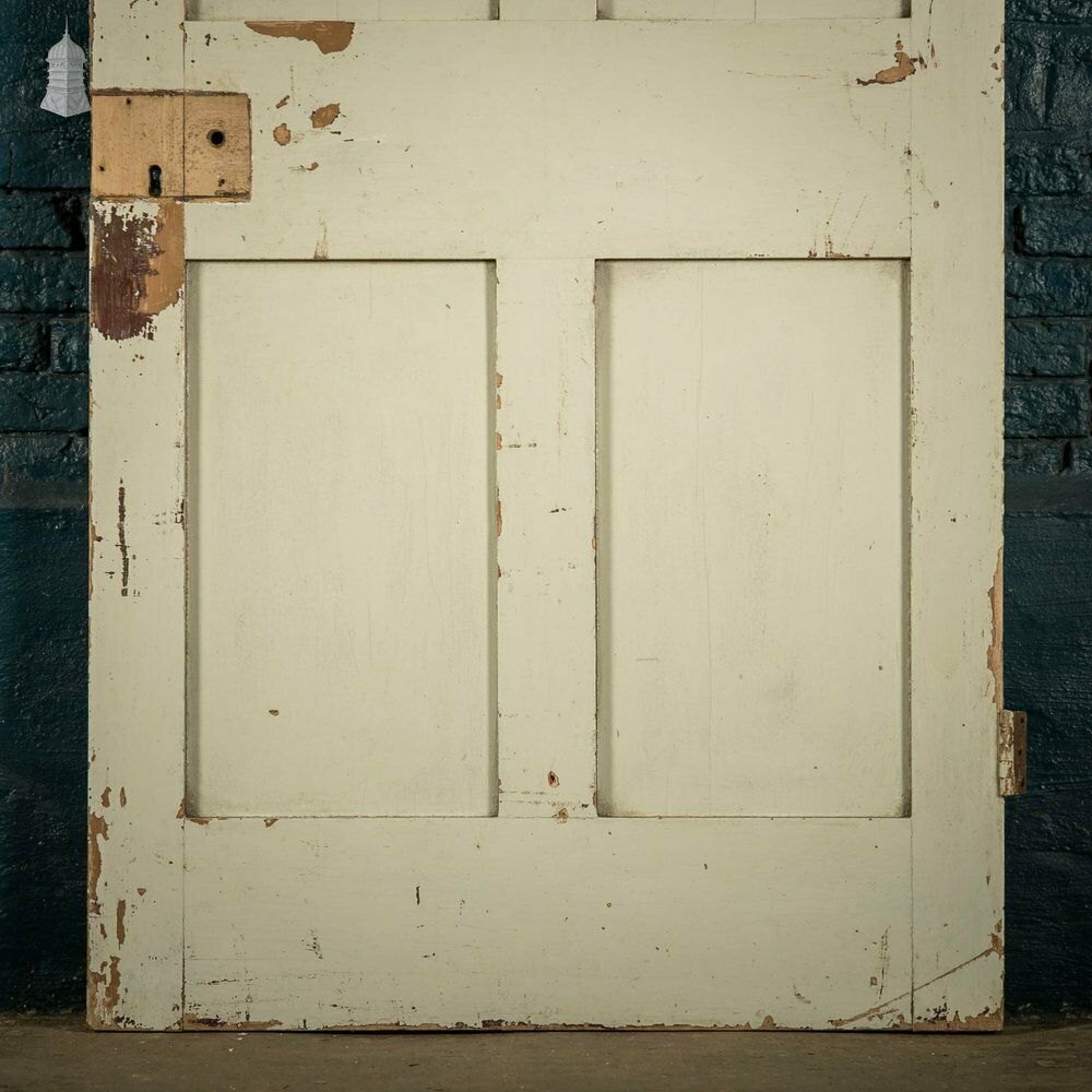 162.0 Glazed Pine Door, Distressed Paint Finish photo