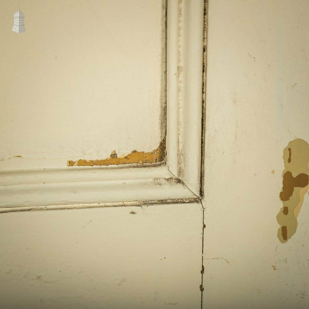 Half Glazed Door, Pine Panelled Door With “Hammer Stripe” Style Textured Glass photo buy