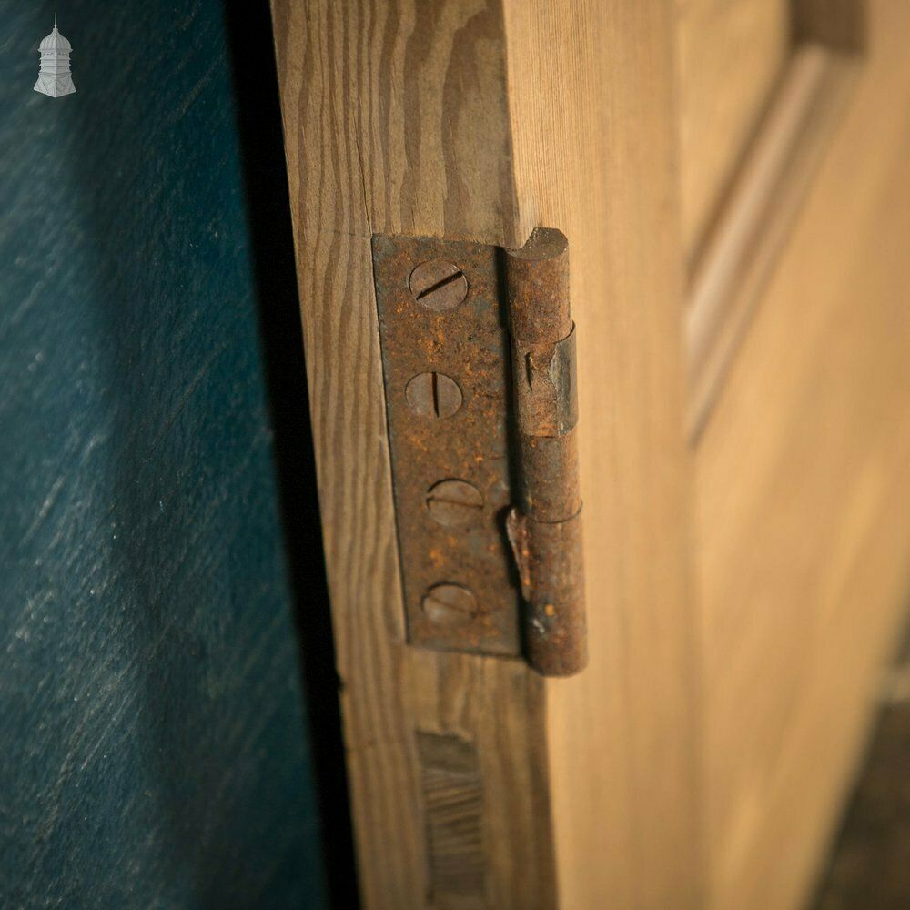 Half Glazed Door, Moulded Panelled Pitch Pine photo furniture