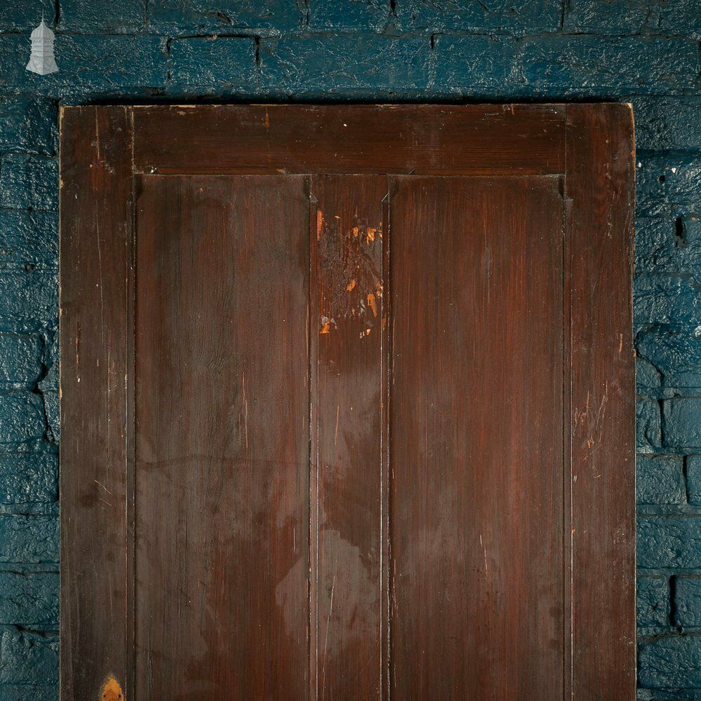 Pitch Pine Panelled Door, 4 Panel photo furniture