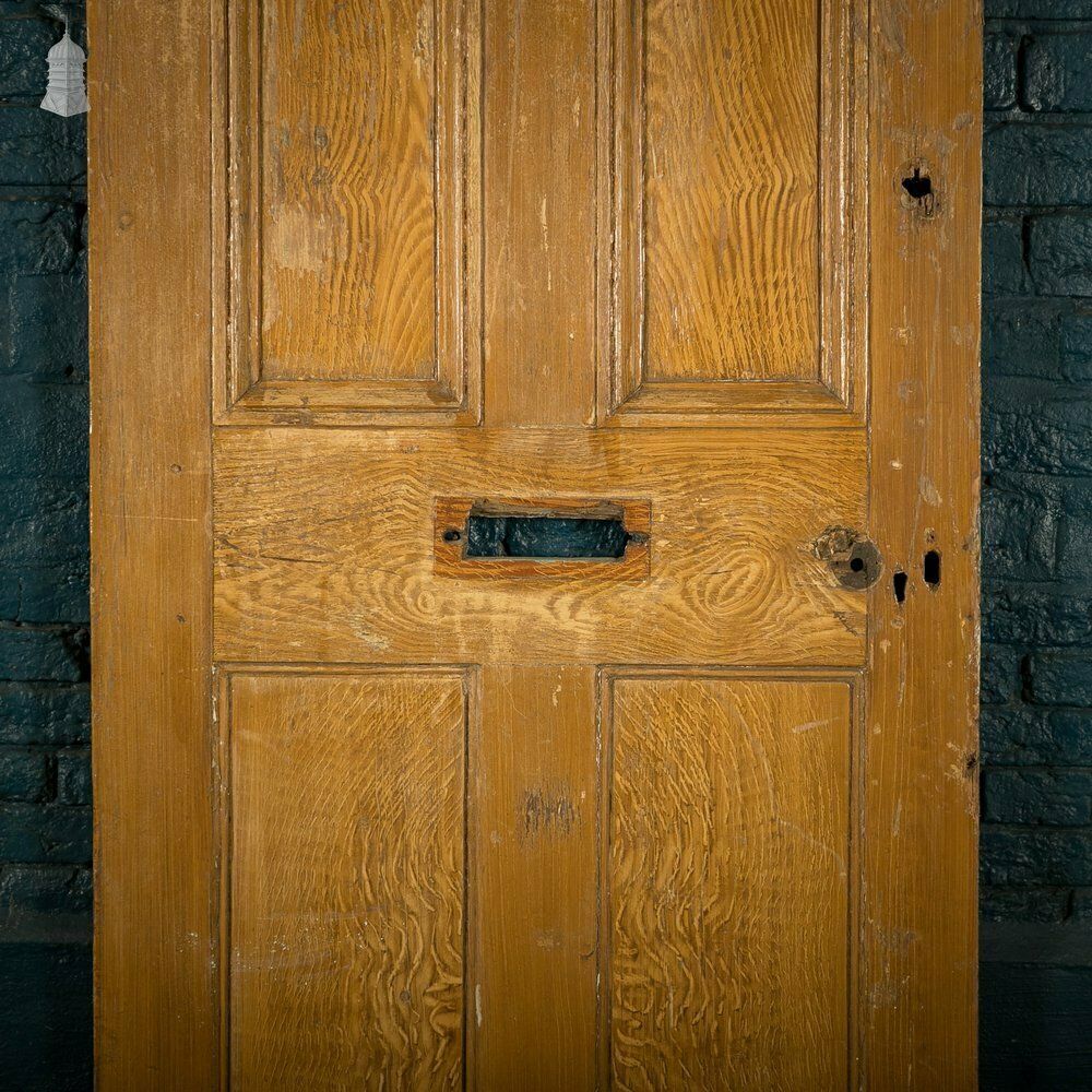 Pine Panelled Door, Moulded 4 Panel Front Door photo furniture