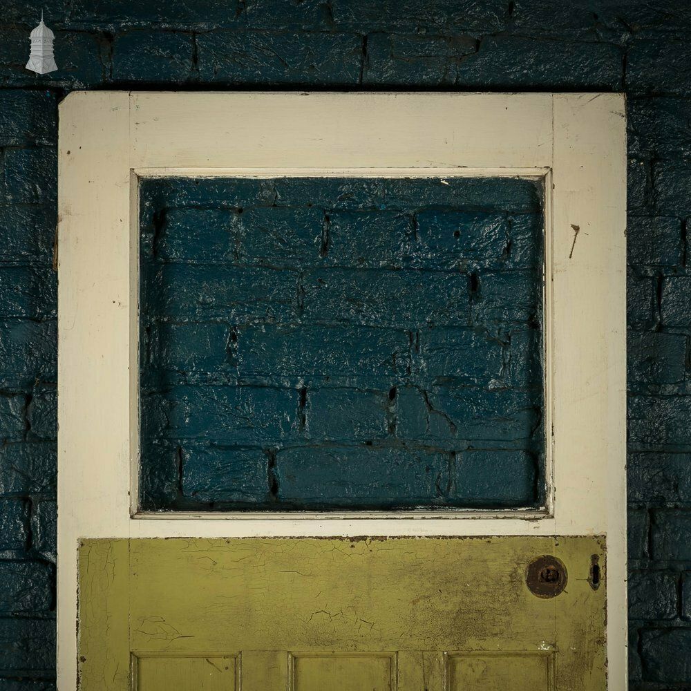 Half Glazed 1930’s Style Door, 1 Over 3 Panelled Door photo furniture