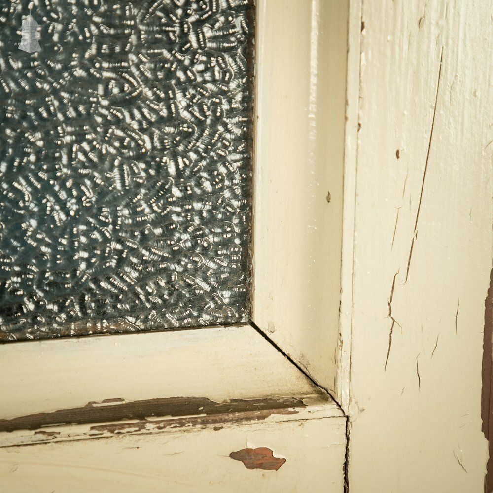 Half Glazed Door, Pine With ‘Arctic’ Style Textured Glass photo buy