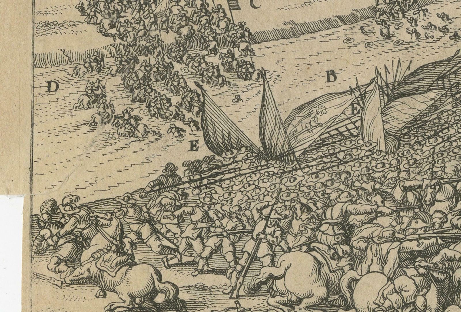 Defeat At River Gete: The Fall Of Orange To Alva In 1568, Published In 1730 photo 393.0