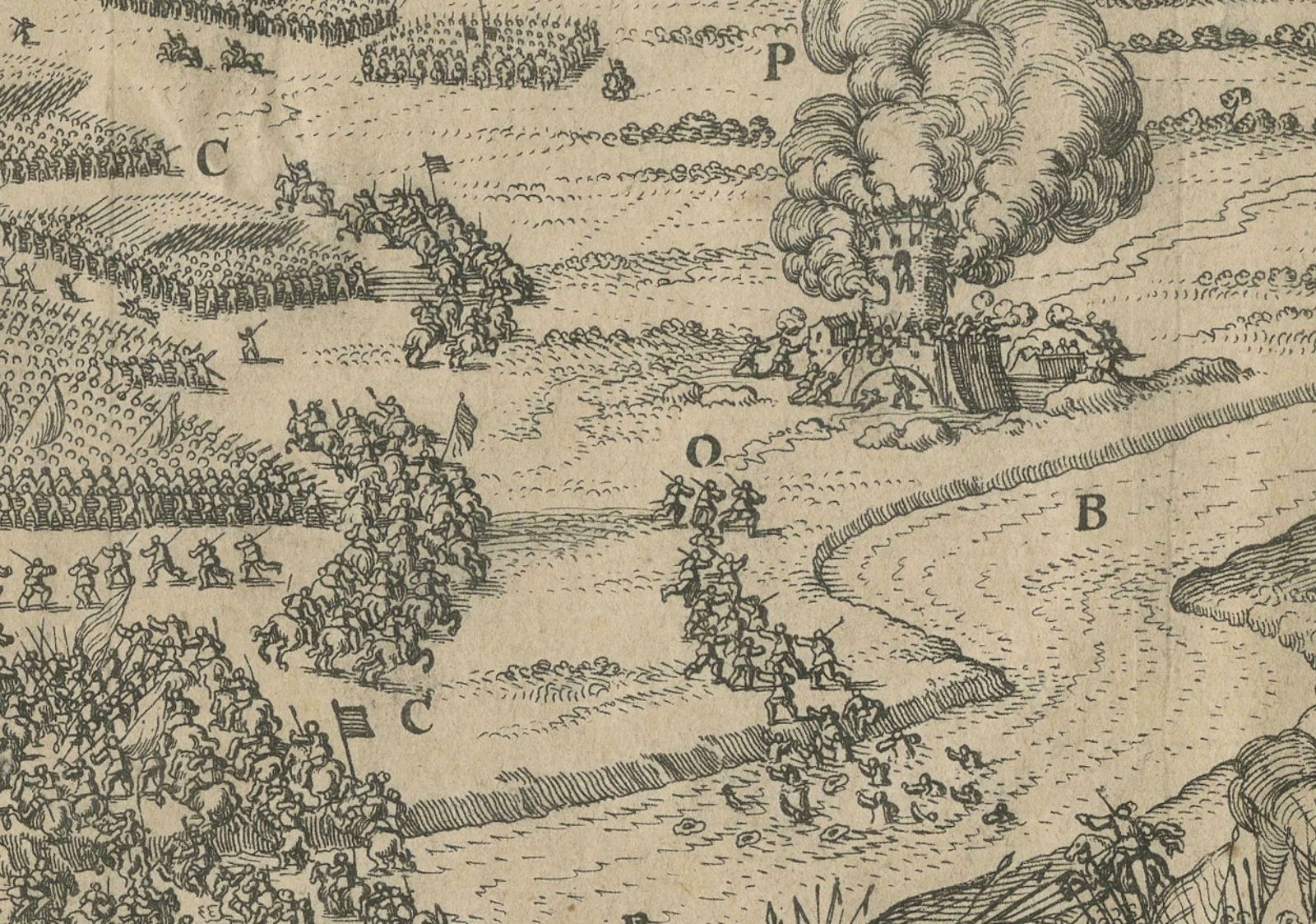 Defeat At River Gete: The Fall Of Orange To Alva In 1568, Published In 1730 photo vinterior