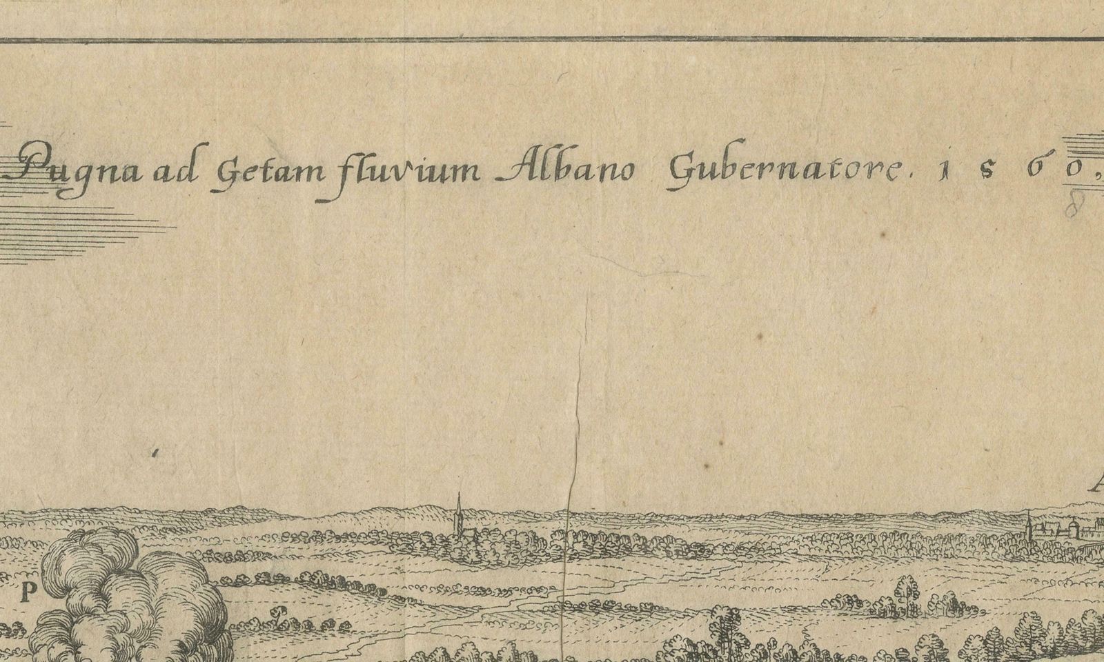 Defeat At River Gete: The Fall Of Orange To Alva In 1568, Published In 1730 photo buy
