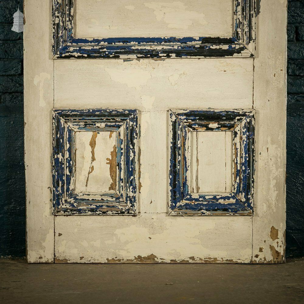 Half Glazed Door, 4 Panel Painted Pine photo Home Fixtures