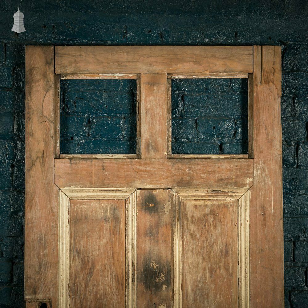 Home Fixtures Glazed Pine Door, Moulded 6 Panel photo