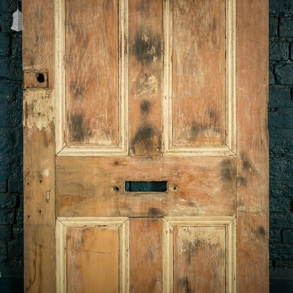 210.0 Glazed Pine Door, Moulded 6 Panel photo