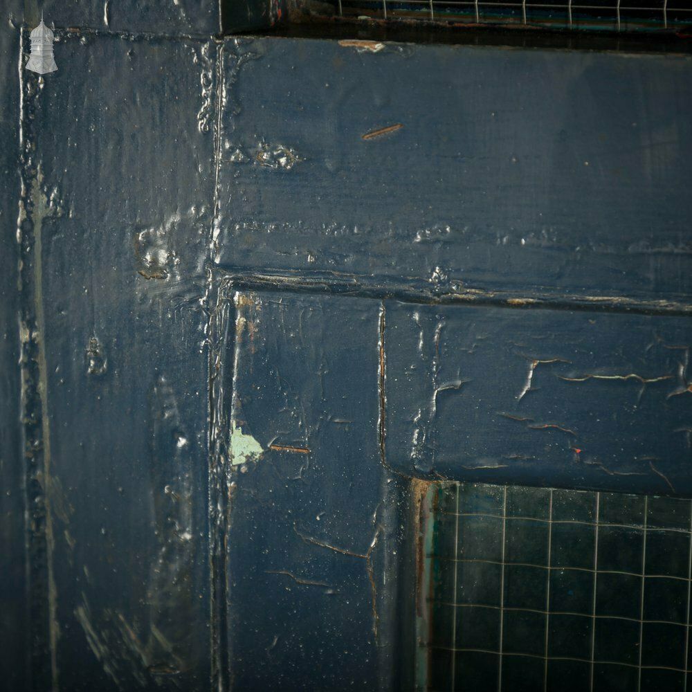 Half Glazed Door, Painted Pitch Pine Fitted With Wired Safety Glass photo furniture