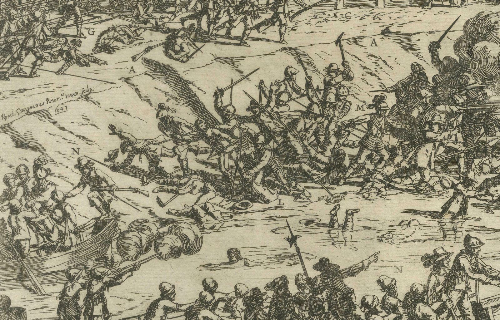 Siege And Struggle: The Kauwensteinse Dike In The Eighty Years' War, 1647 photo 915.0