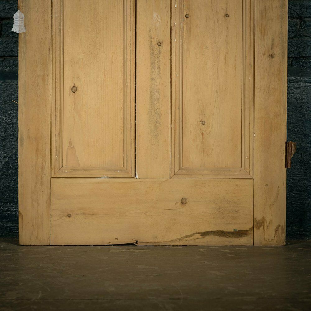 Pine Panelled Door, Victorian 2 Panel Cupboard Door photo Home Fixtures