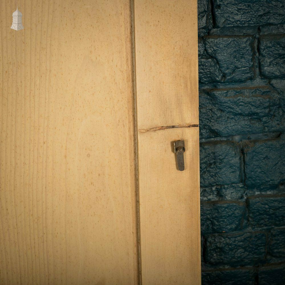 144.0 Pine Panelled Door, Victorian 2 Panel Cupboard Door photo