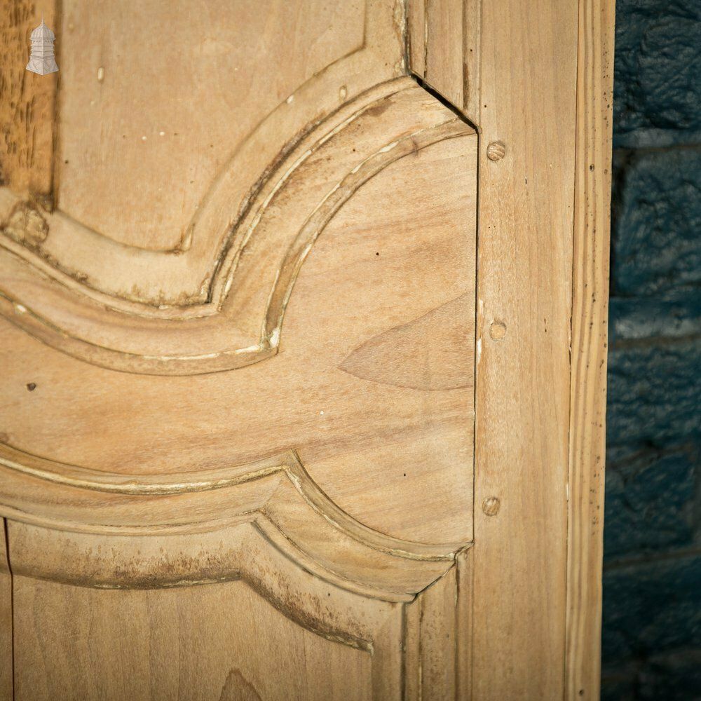 photo vinterior Pine Panelled Door, 19th C French, 2 Moulded Panels