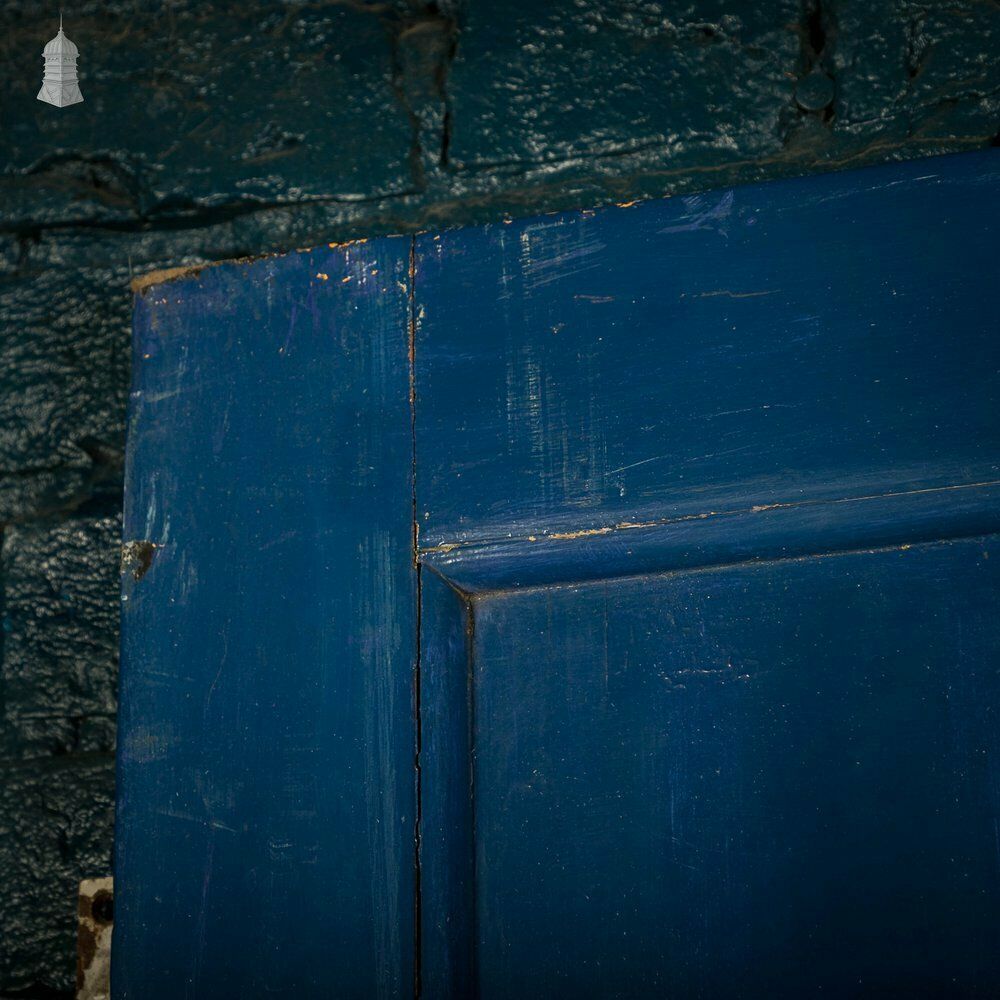 Pine Panelled Door, 4 Panel Blue Painted Front Door photo buy
