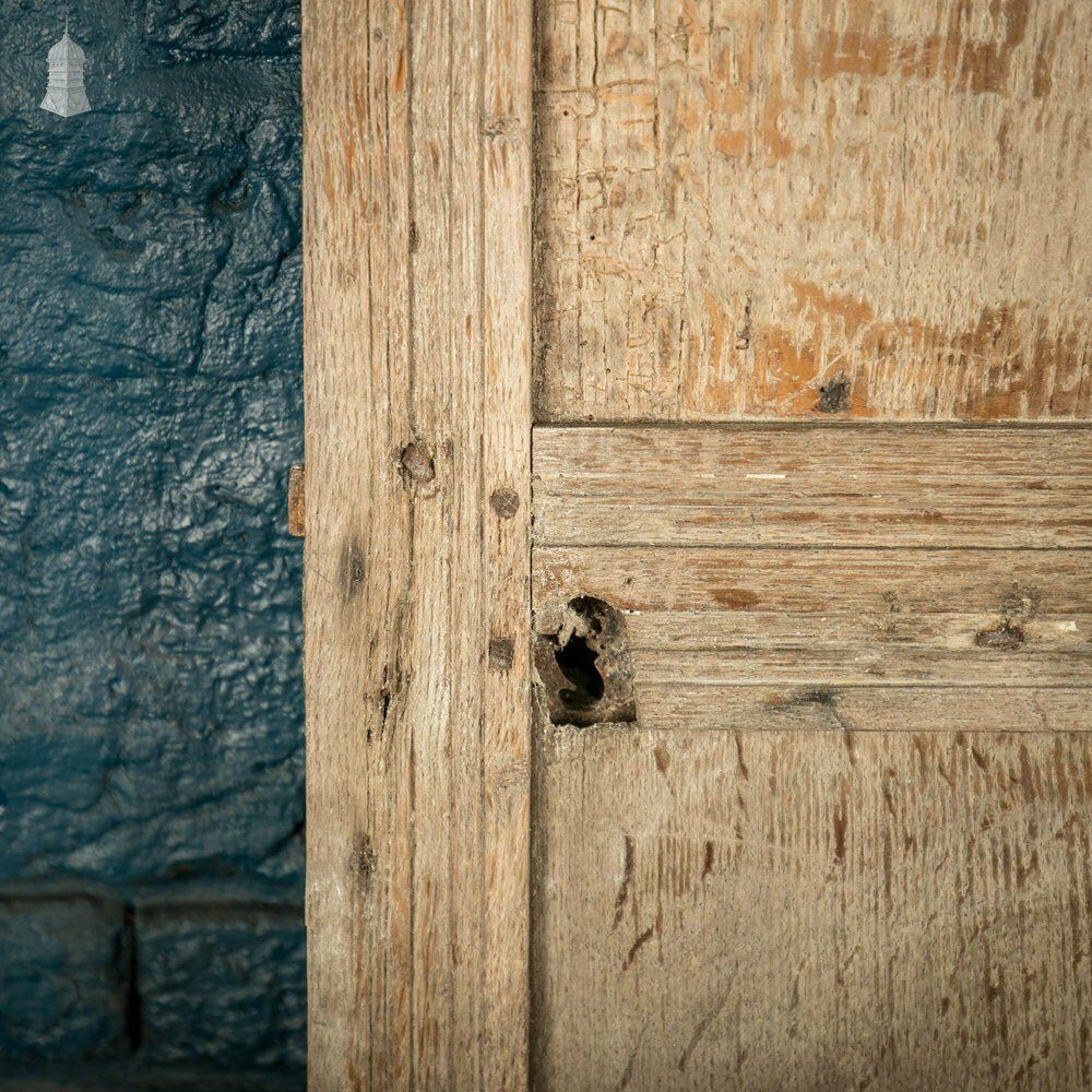 Oak Panelled Door, 17th C, 6 Panel photo vinterior