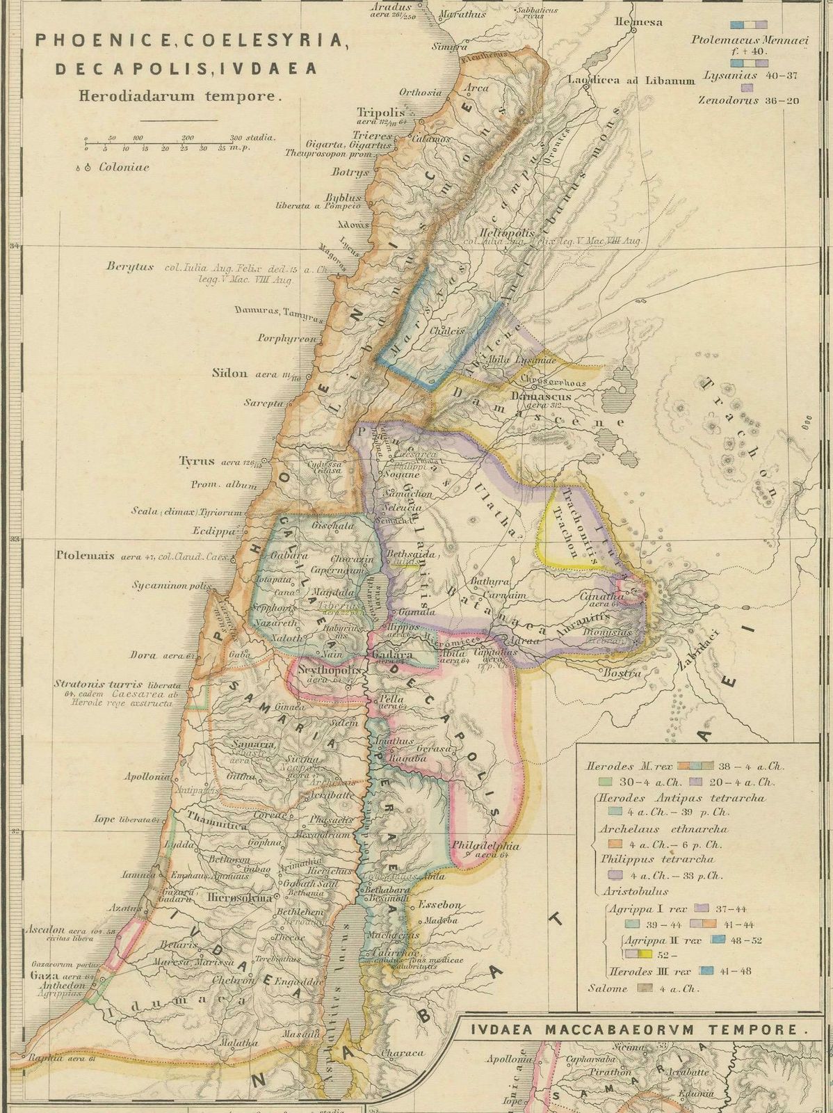 photo for sale Levant In Antiquity: Lands Of Phoenicia, Judea, And Neighboring Kingdoms, 1880