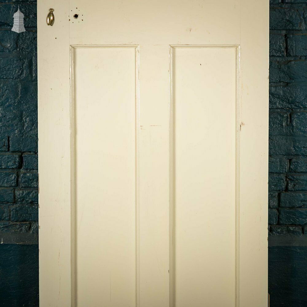 photo furniture Pine Panelled Door, White Painted 3 Panel