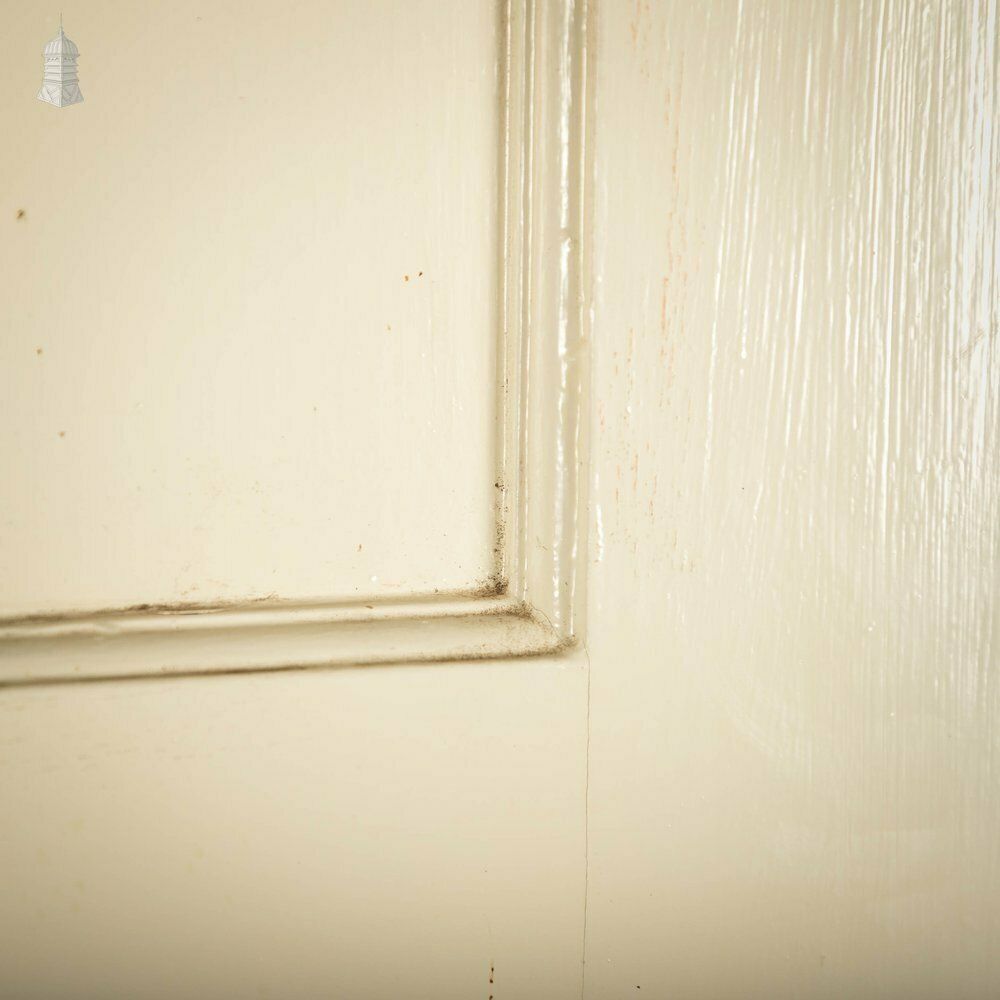 Home Fixtures Pine Panelled Door, White Painted 3 Panel photo