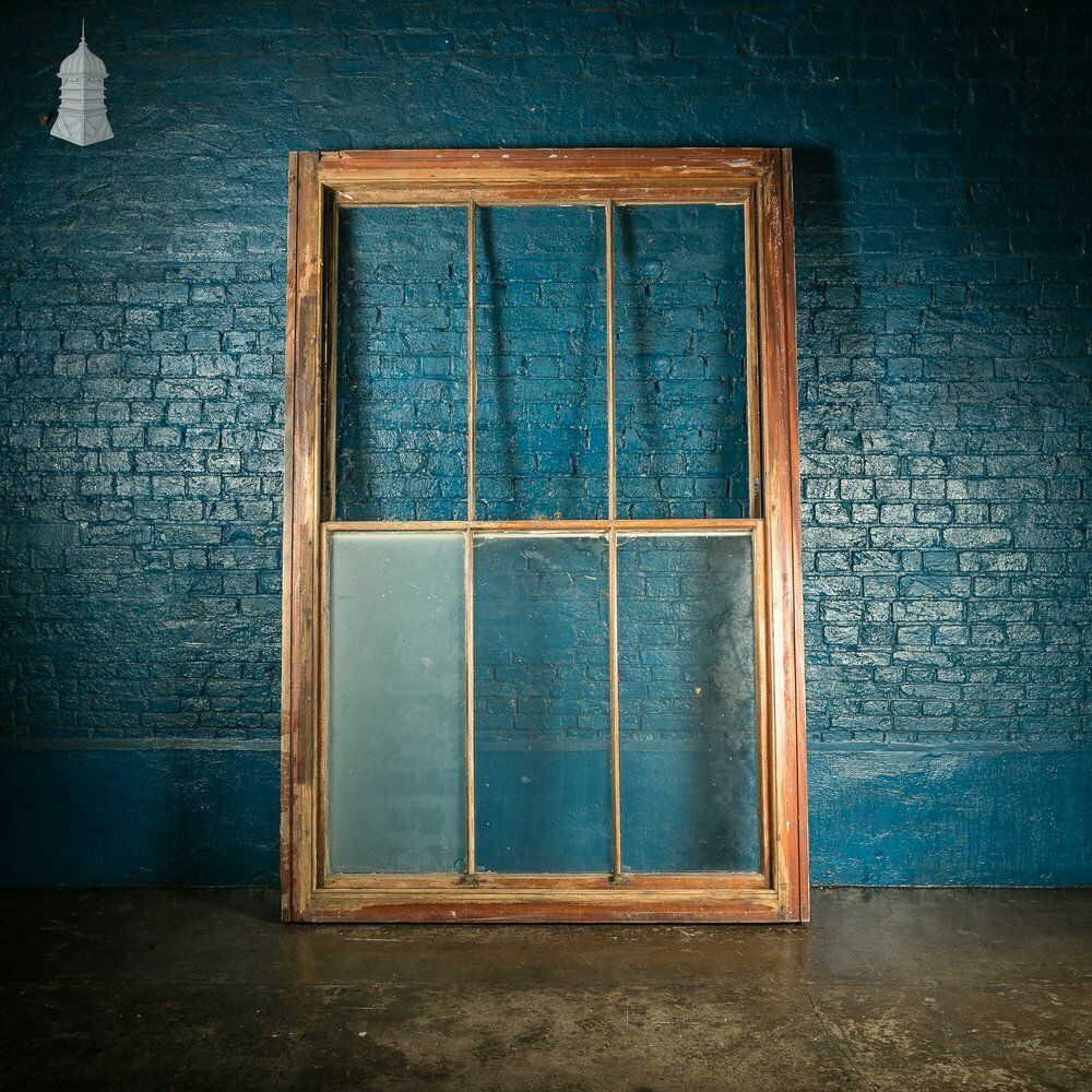 Sliding Sash Window, Edwardian, 8ft High, Hardwood photo for sale