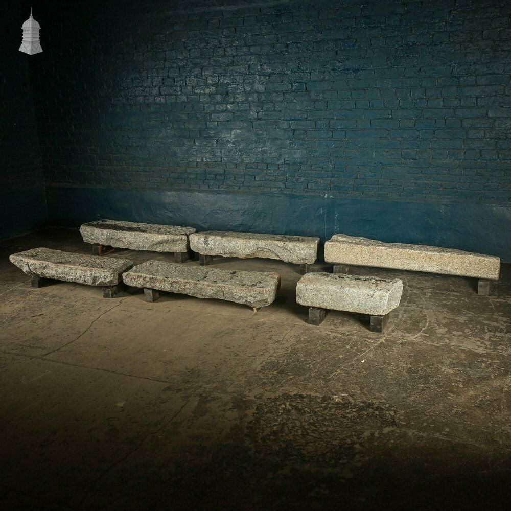 Granite Kerb Stones, Reclaimed Curb, Batch Of 6 – A Run Of 6.1 Metres photo for sale
