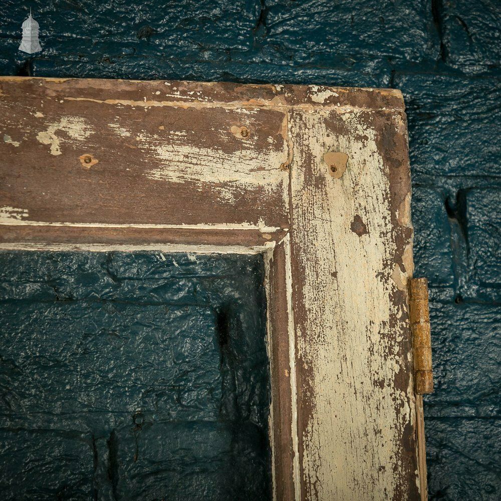 photo vintage Glazed Pine Door, Victorian 6 Panel Painted