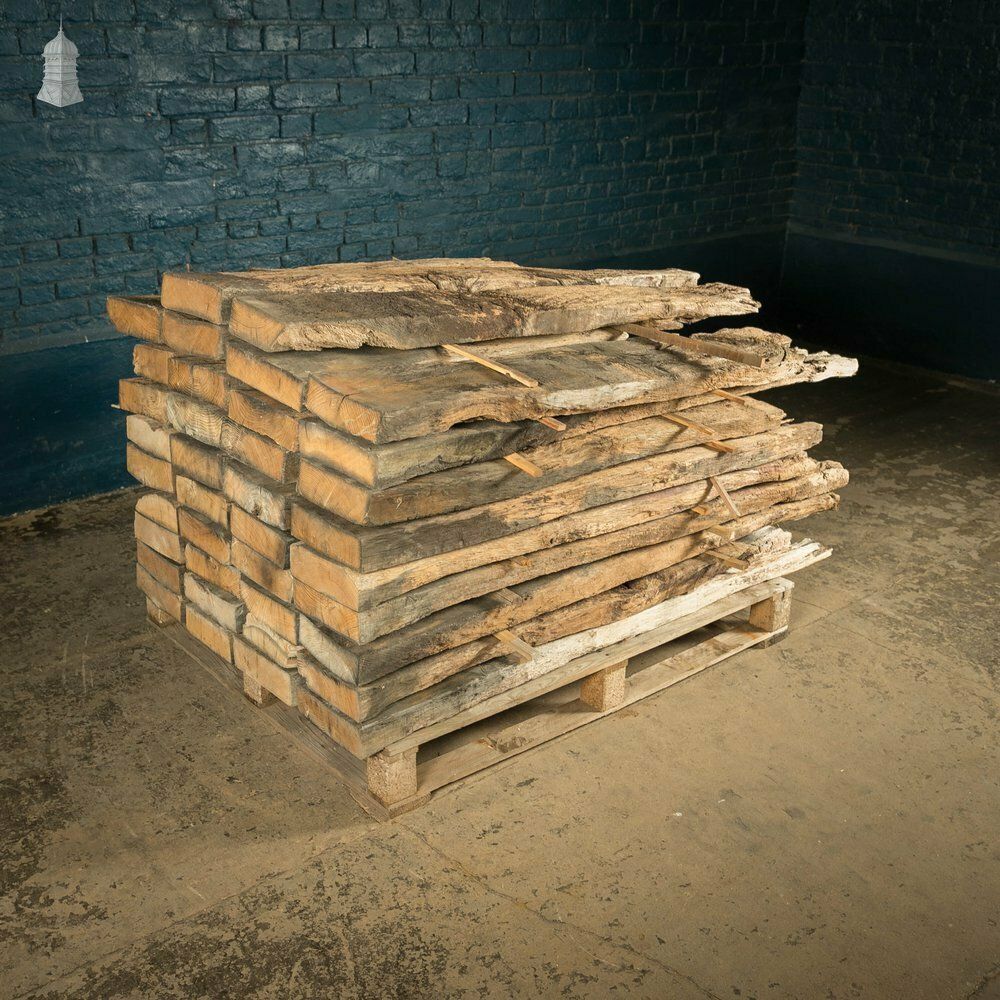 photo for sale Distressed Oak Pilings, Weathered Natural Finish Batch Of 39 – 11 Square Metres