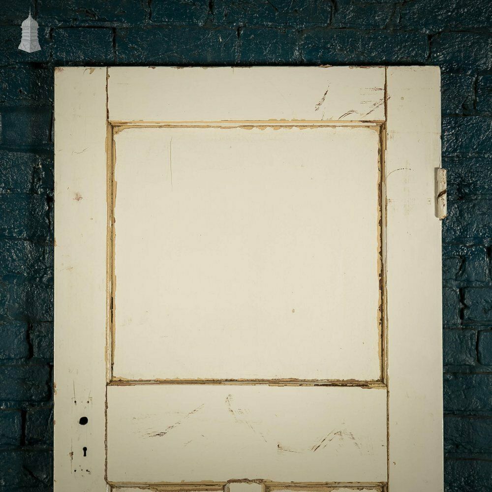 Pine Panelled Door, 3 Panel White Painted photo furniture