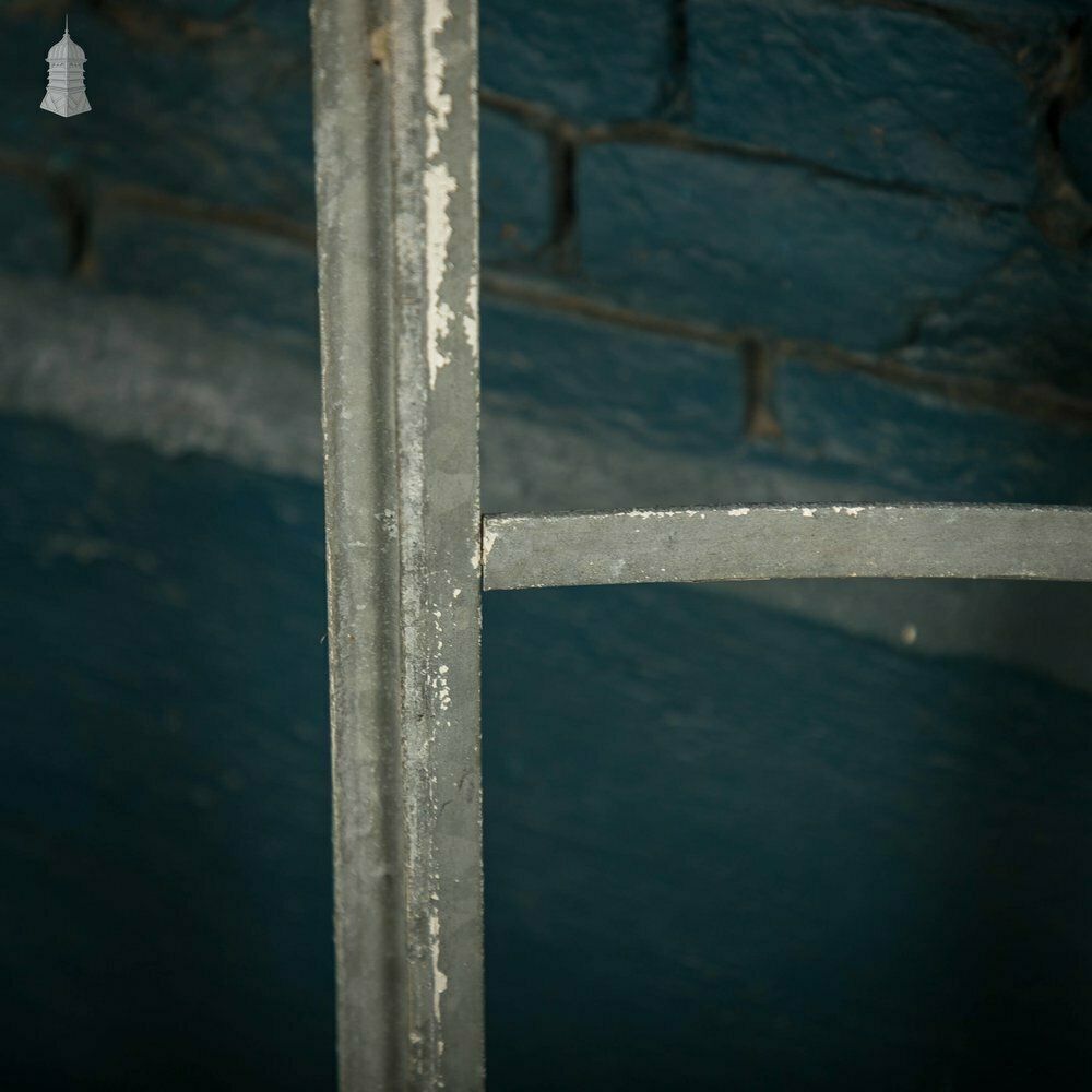 photo for sale Curved Aluminium Window Frames, Pair Of Metal Windows