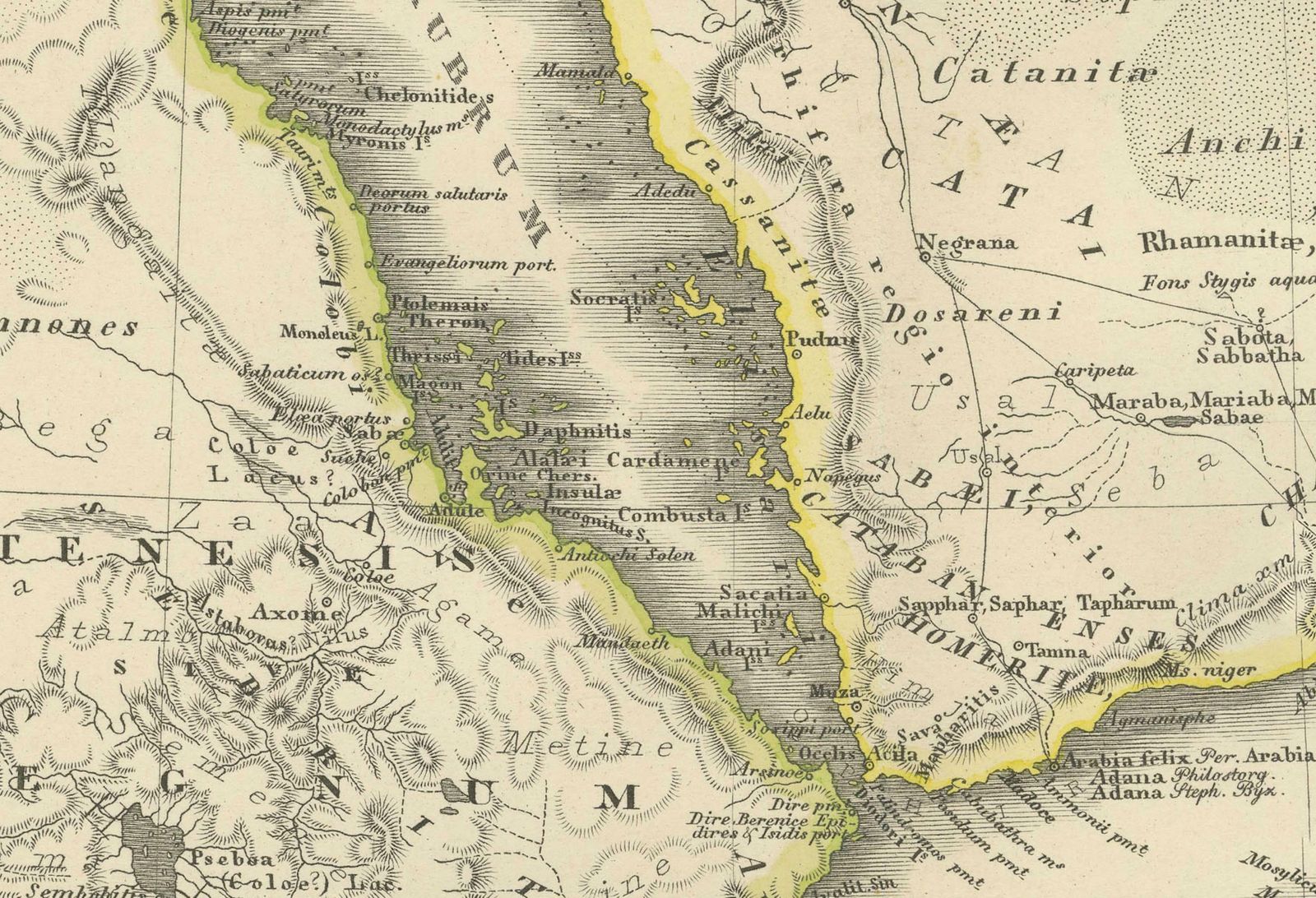 Ancient Realms Of Northeast Africa: Arabia, Ethiopia, And Egypt, Published 1880 photo vinterior