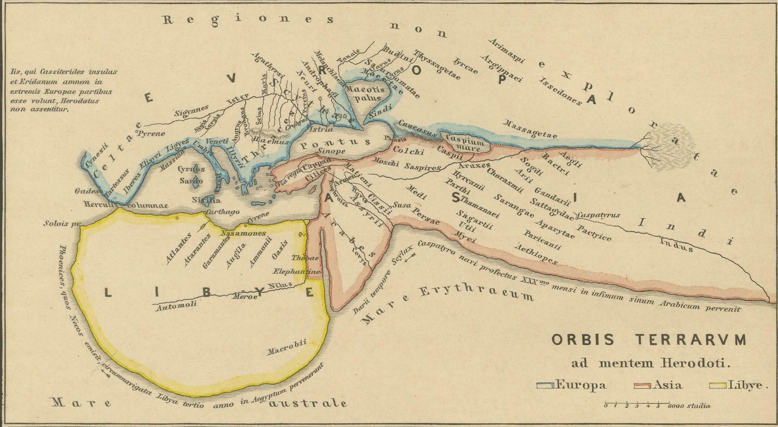Original Old Composite Of Several Maps Of The Ancient World On One Sheet, 1880 photo for sale