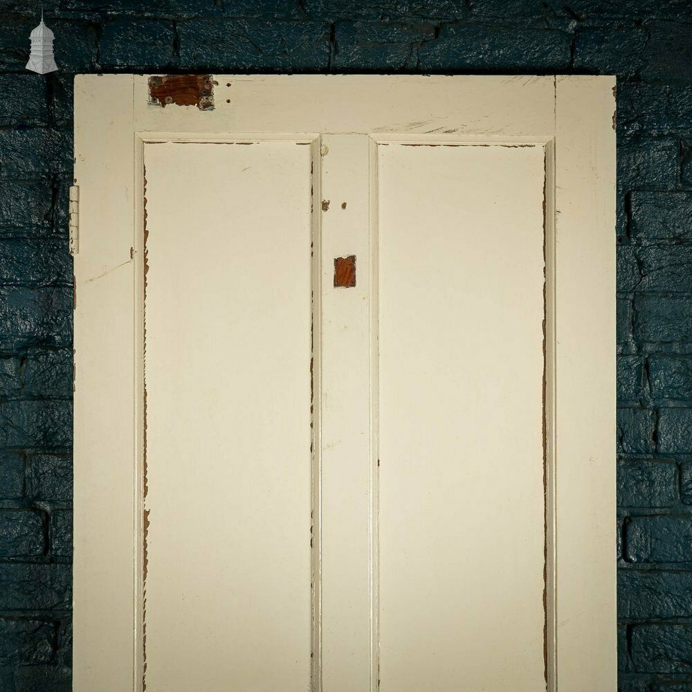 Pine Panelled Door, 4 Panel White Painted photo furniture